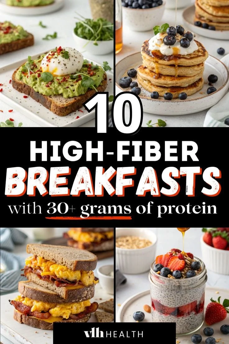 High-protein high-fiber breakfast options for a healthy start