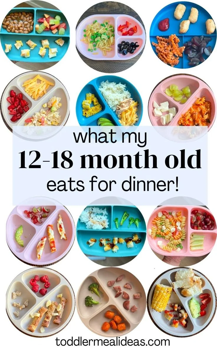 Healthy dinner ideas for toddlers aged 12-18 months