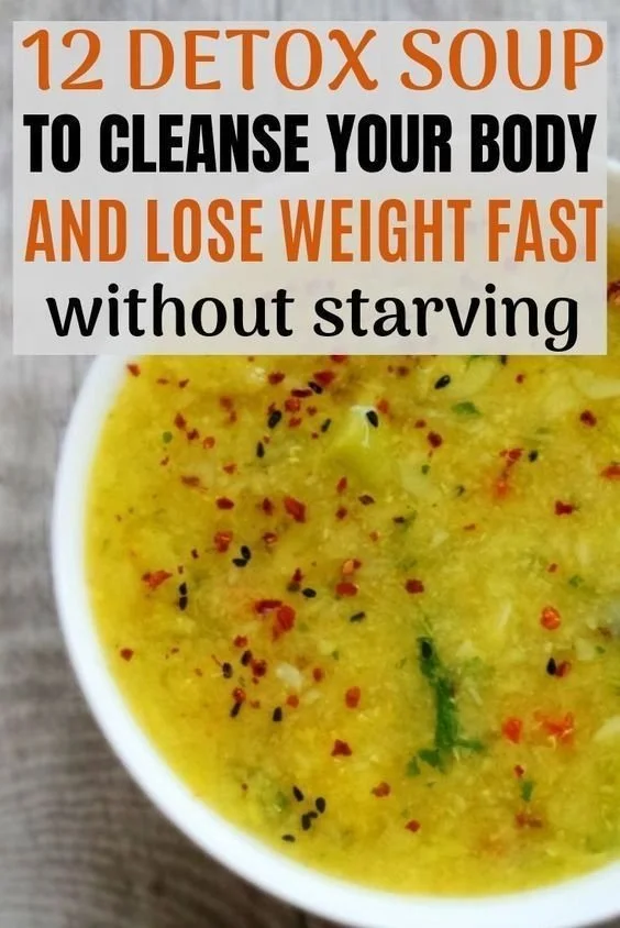 Nutritious detox soup for weight loss and health benefits