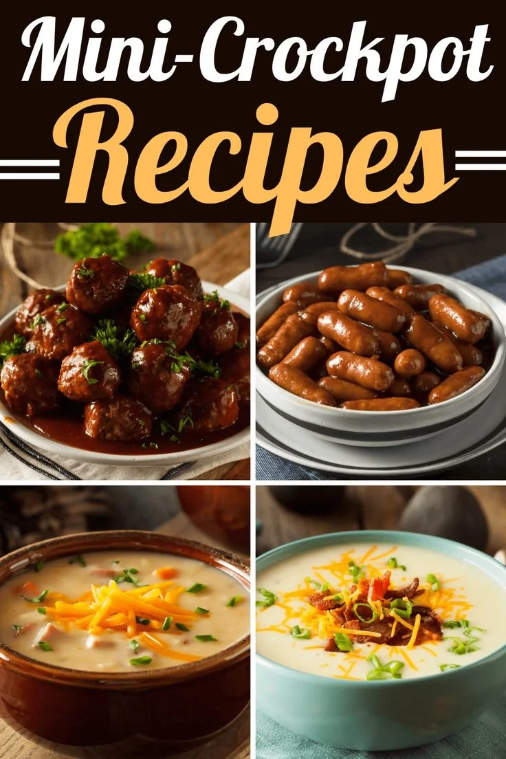Delicious mini crockpot recipes for easy meals and appetizers