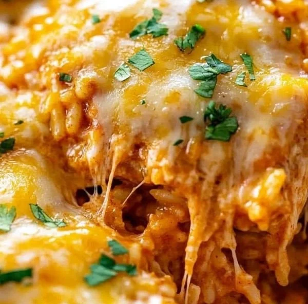 Chicken Enchilada Rice Casserole
