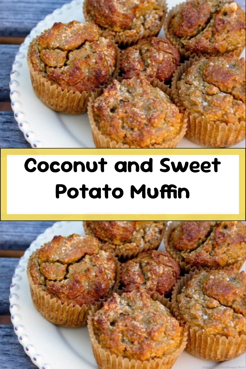 Coconut and Sweet Potato Muffin
