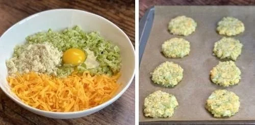 Crispy Broccoli Cheddar Rounds (Low Carb Snack)