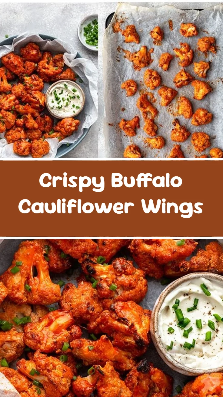Crispy Buffalo Cauliflower Wings