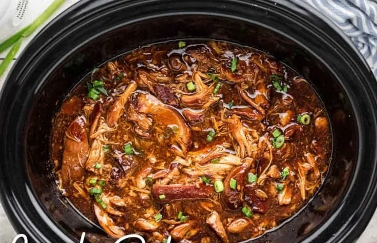Crock Pot Bourbon Chicken