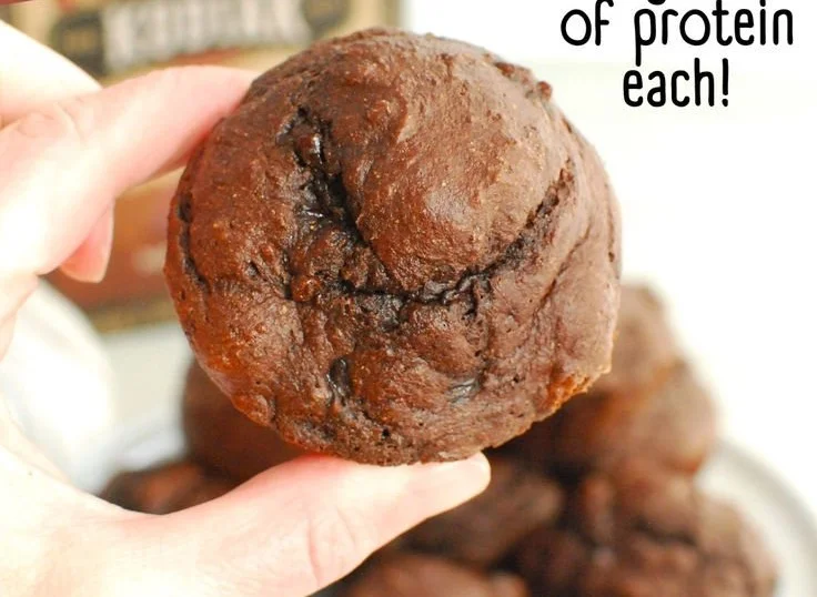 Dark Chocolate Kodiak Protein Muffins