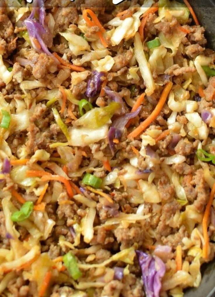Easy Low Carb Egg Roll In A Bowl