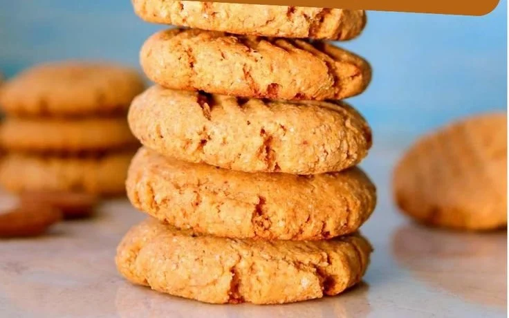 Delicious gluten-free and dairy-free peanut butter cookies on a plate.