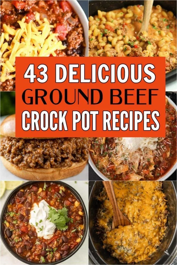 Delicious ground beef crock pot recipes for easy, home-cooked meals