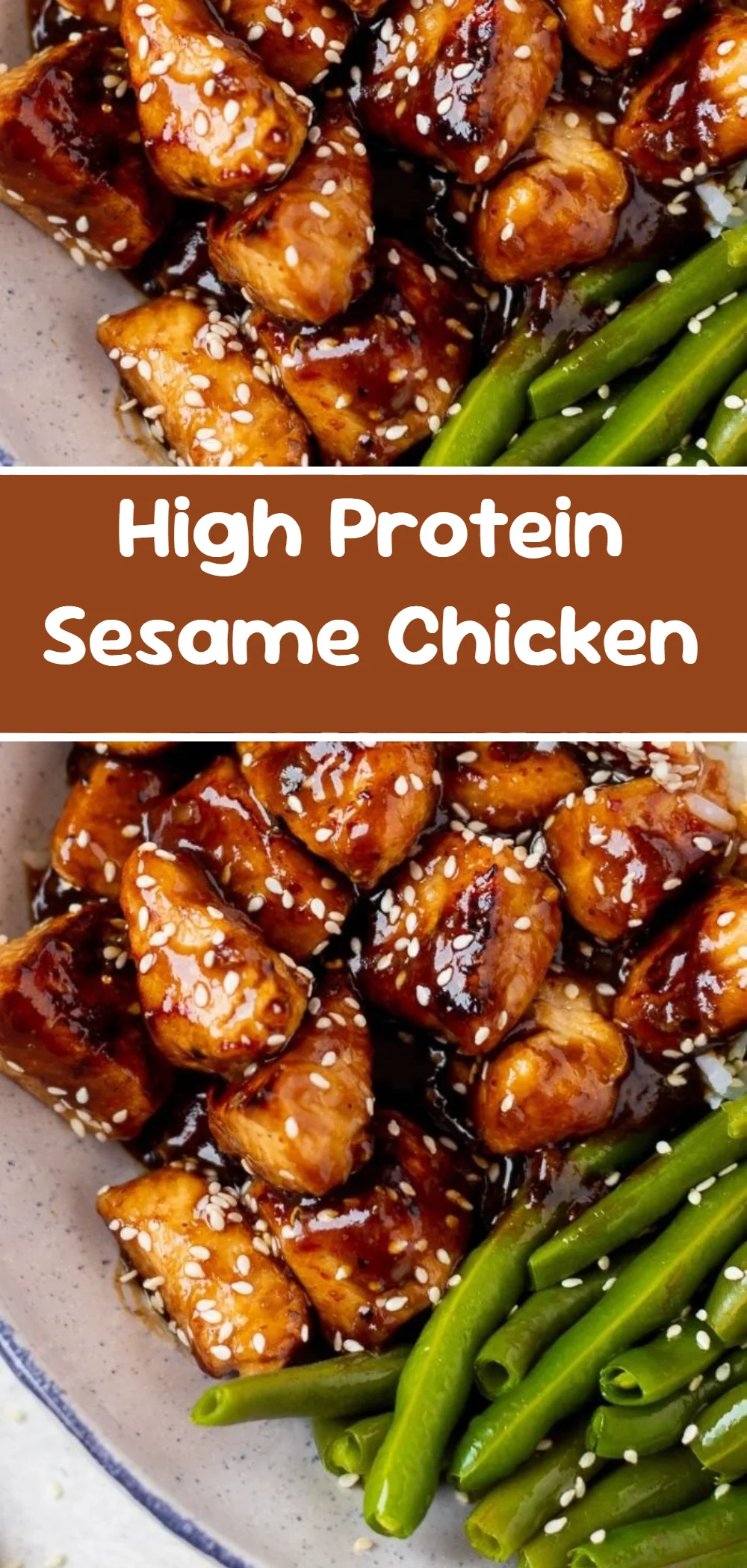 High Protein Sesame Chicken
