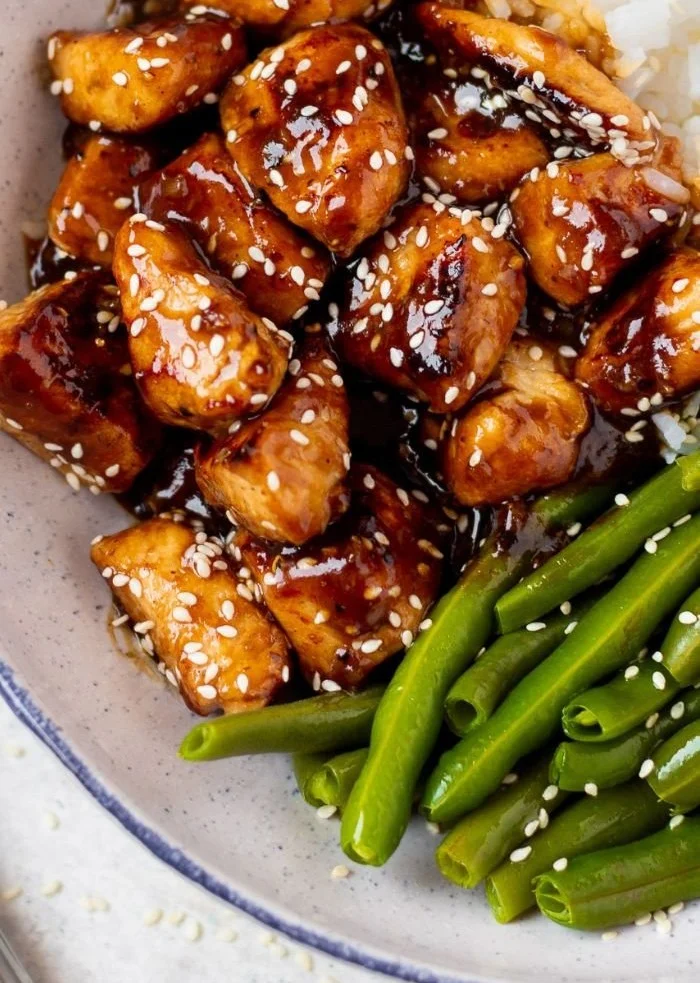 High Protein Sesame Chicken
