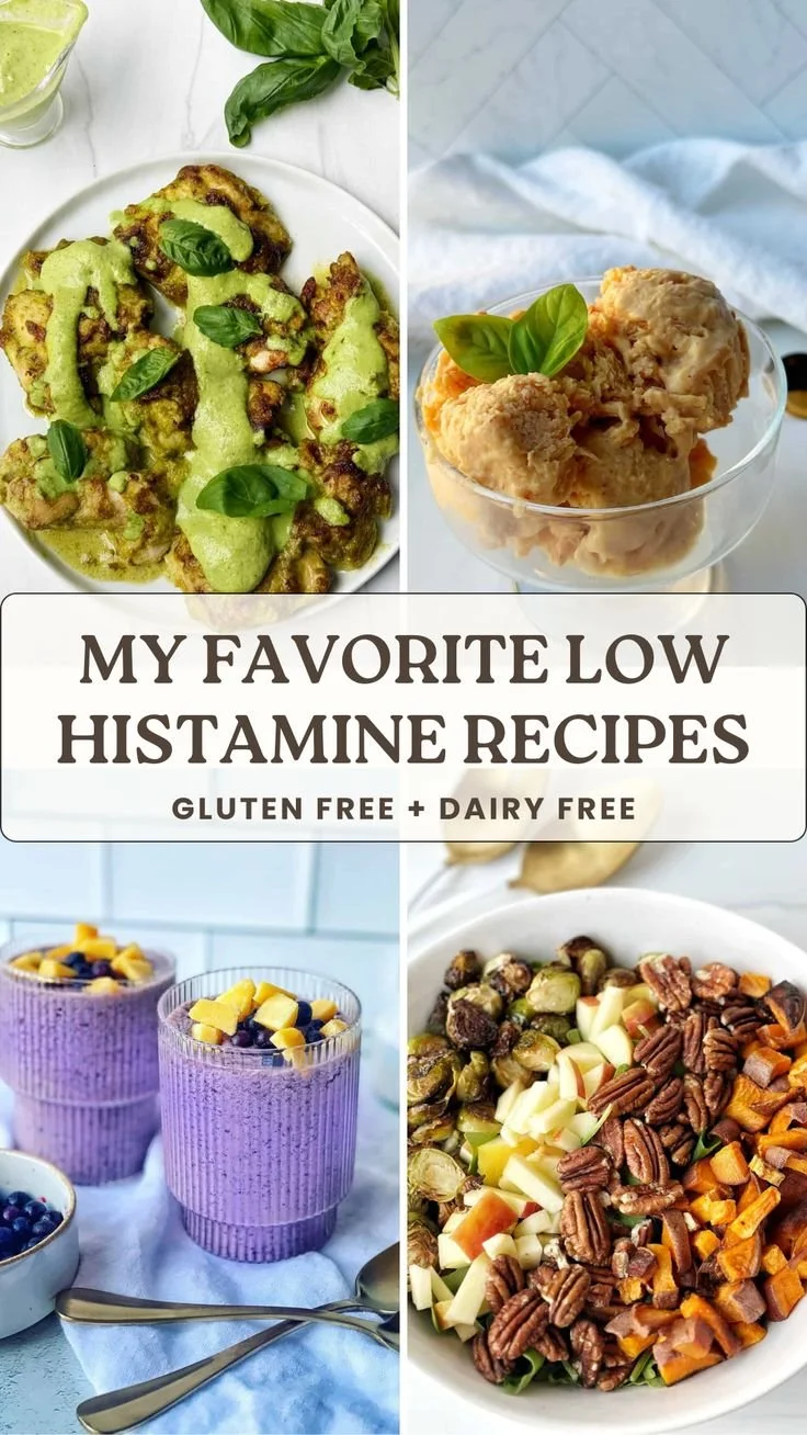 Low histamine diet meal ideas and food list for optimal health