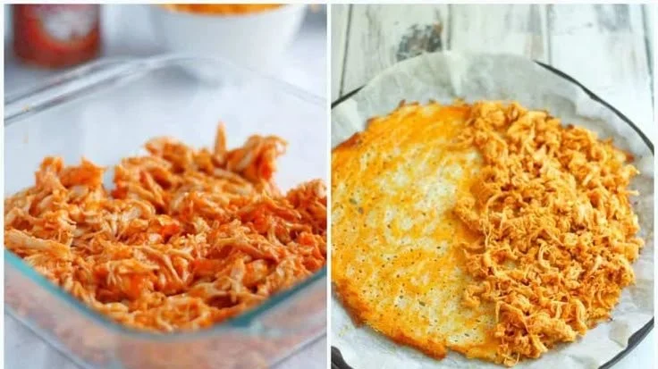 Keto Buffalo Chicken Quesadilla