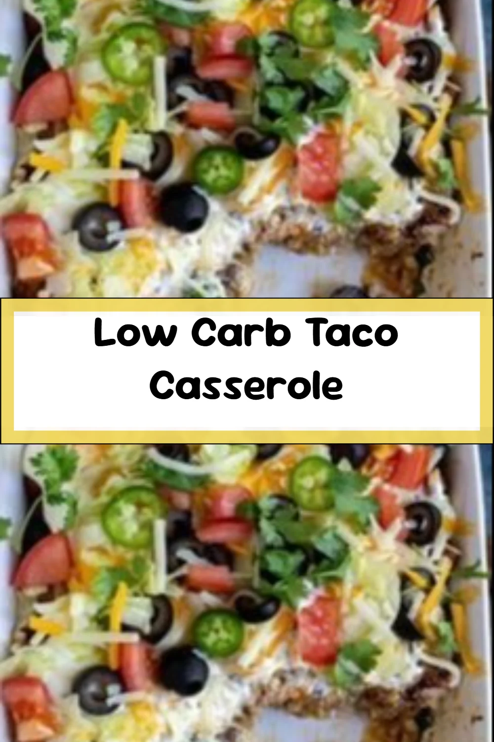 Low Carb Taco Casserole