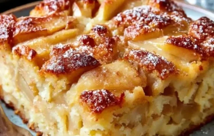 Delicious Dorset Apple Traybake by Mary Berry, featuring juicy apples and a spiced crust.