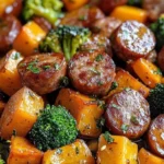 sheet pan sausage and sweet potatoes with honey ga 2026 07 07 002746