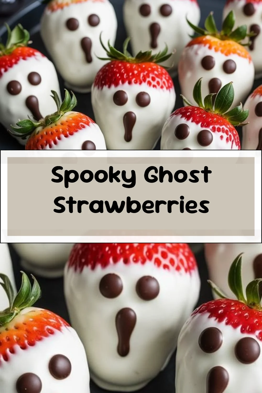 Spooky Ghost Strawberries
