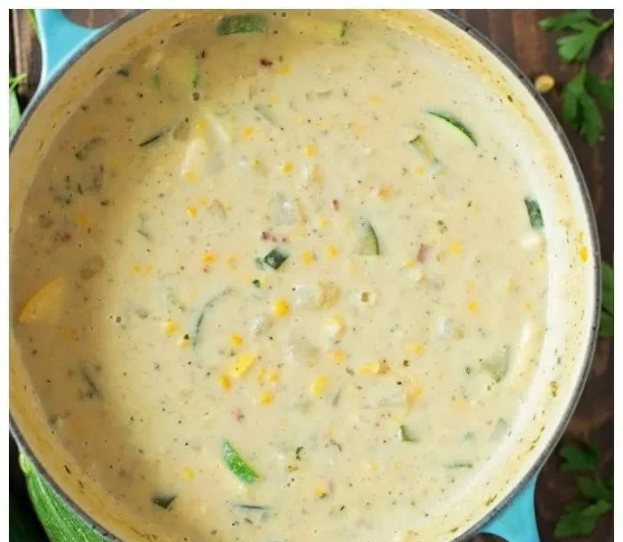 Summer Corn and Zucchini Chowder