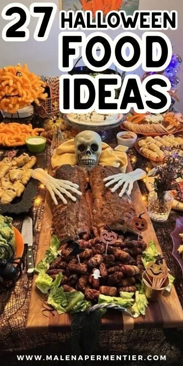 A variety of spooky Halloween party food ideas and recipes for your celebration.
