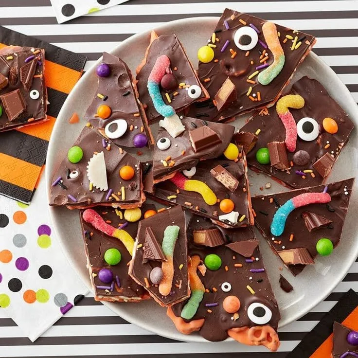 Colorful Halloween treats for kids, featuring spooky designs and fun recipes.