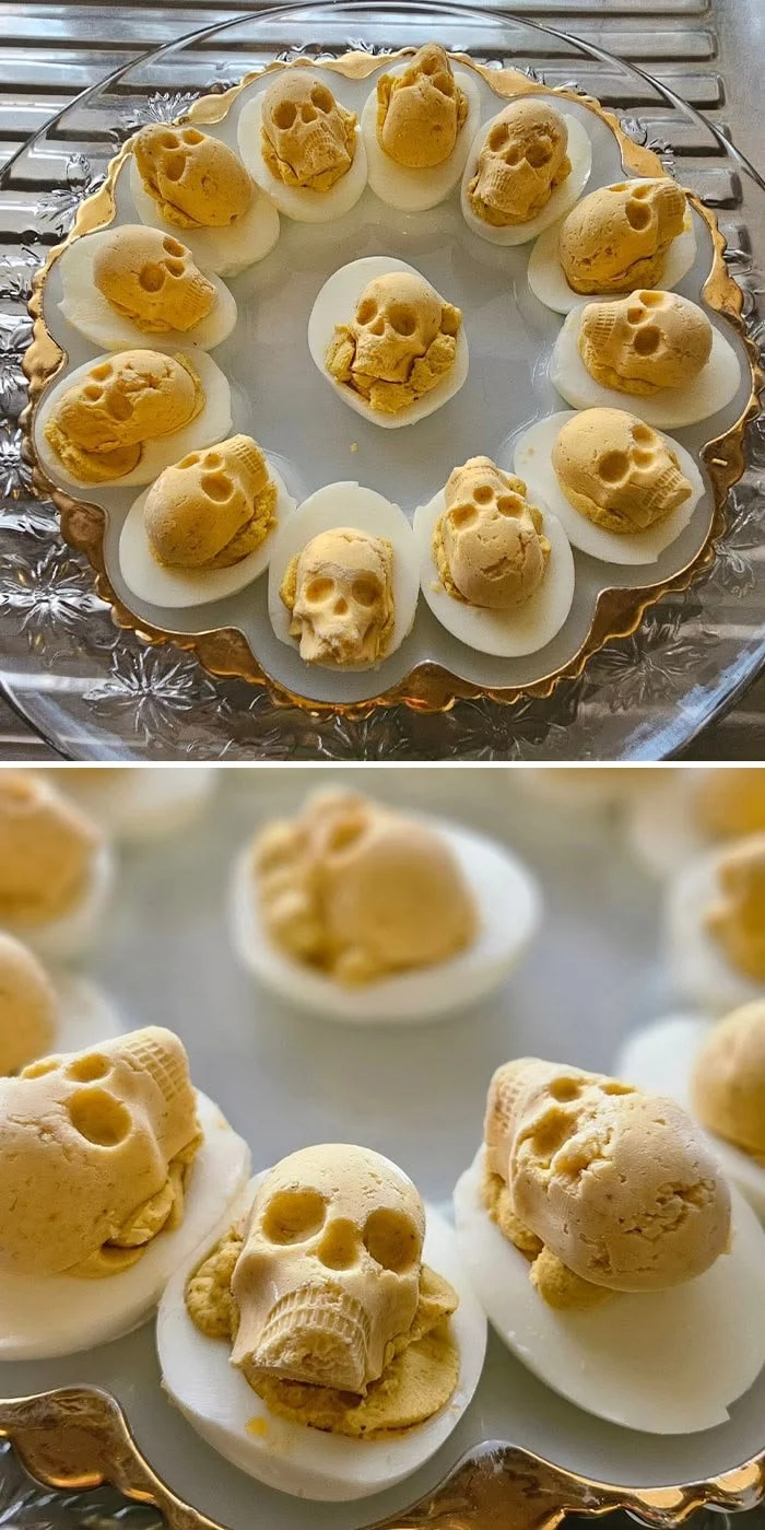 Festive Halloween snacks shared by users online, showcasing creativity and fun.