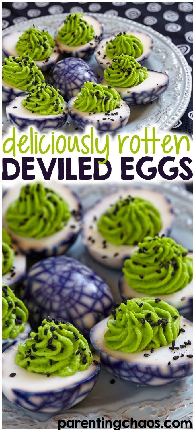 Colorful Halloween food ideas and spooky vegetable dishes for festive parties.