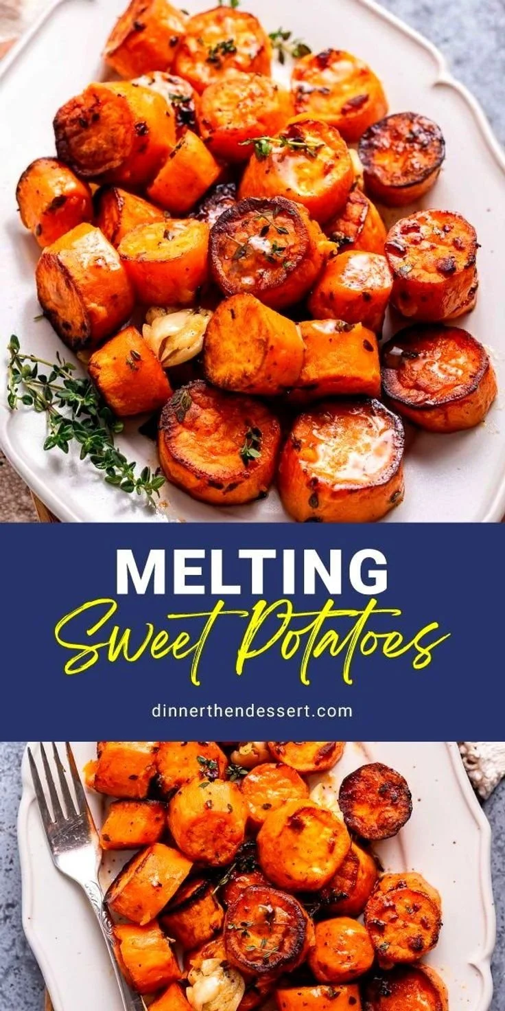 Deliciously melting sweet potatoes with a creamy texture and vibrant color