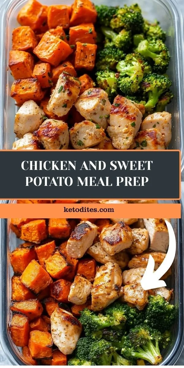 Easy chicken meal prep with sweet potatoes for busy weekdays