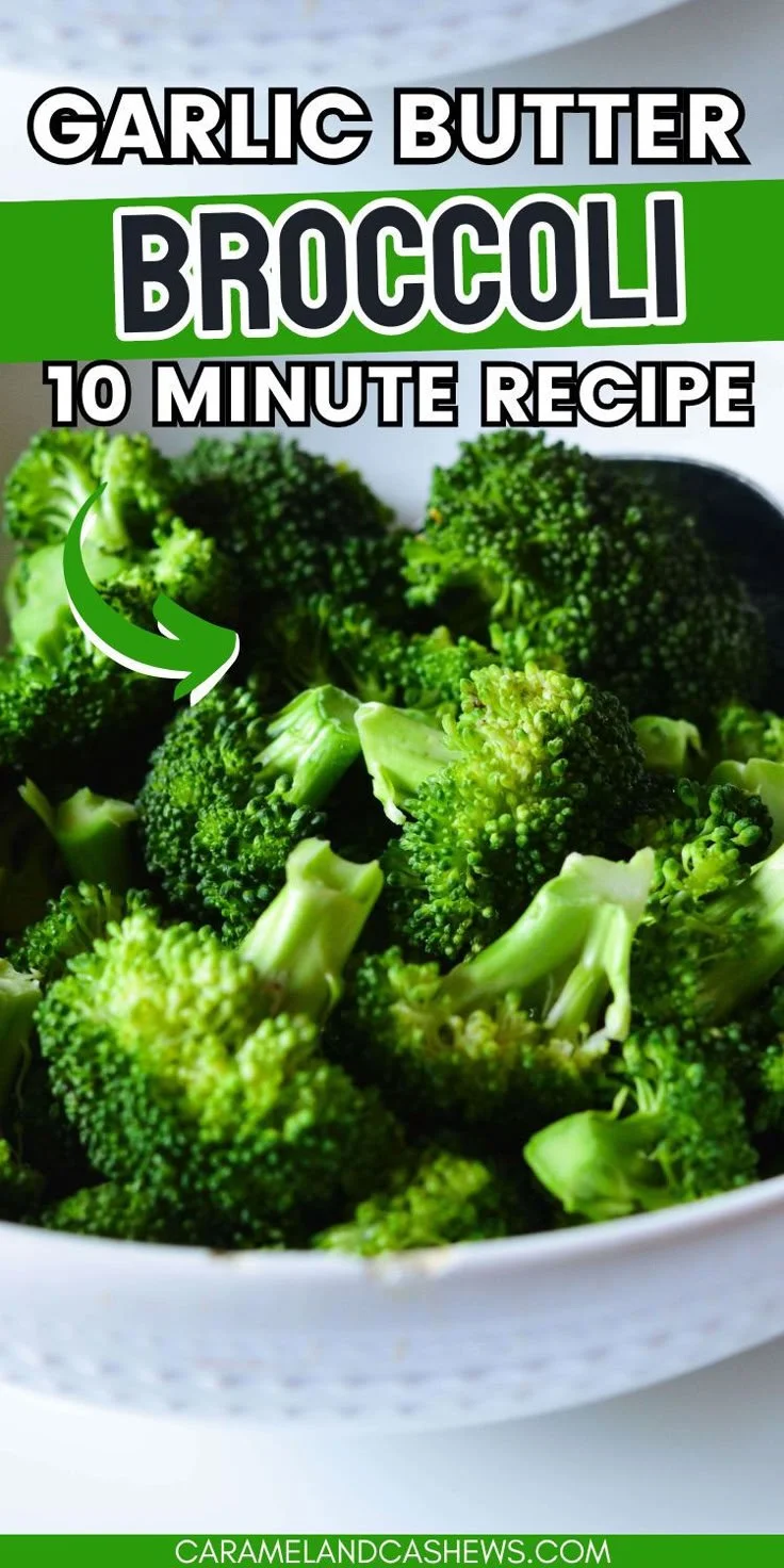 Easy broccoli recipe with vibrant green florets and seasonings