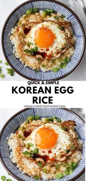 Delicious Gyeran Bap - Korean Egg Rice, perfect for breakfast or ramen dishes