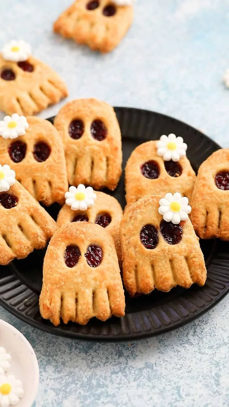 Delicious Halloween Pop Tarts decorated for a spooky festive celebration
