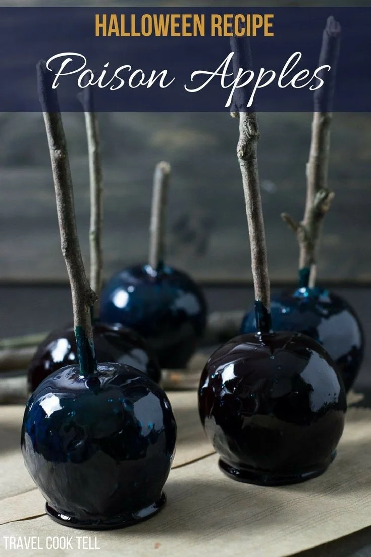Halloween poison apples recipe for spooky celebrations