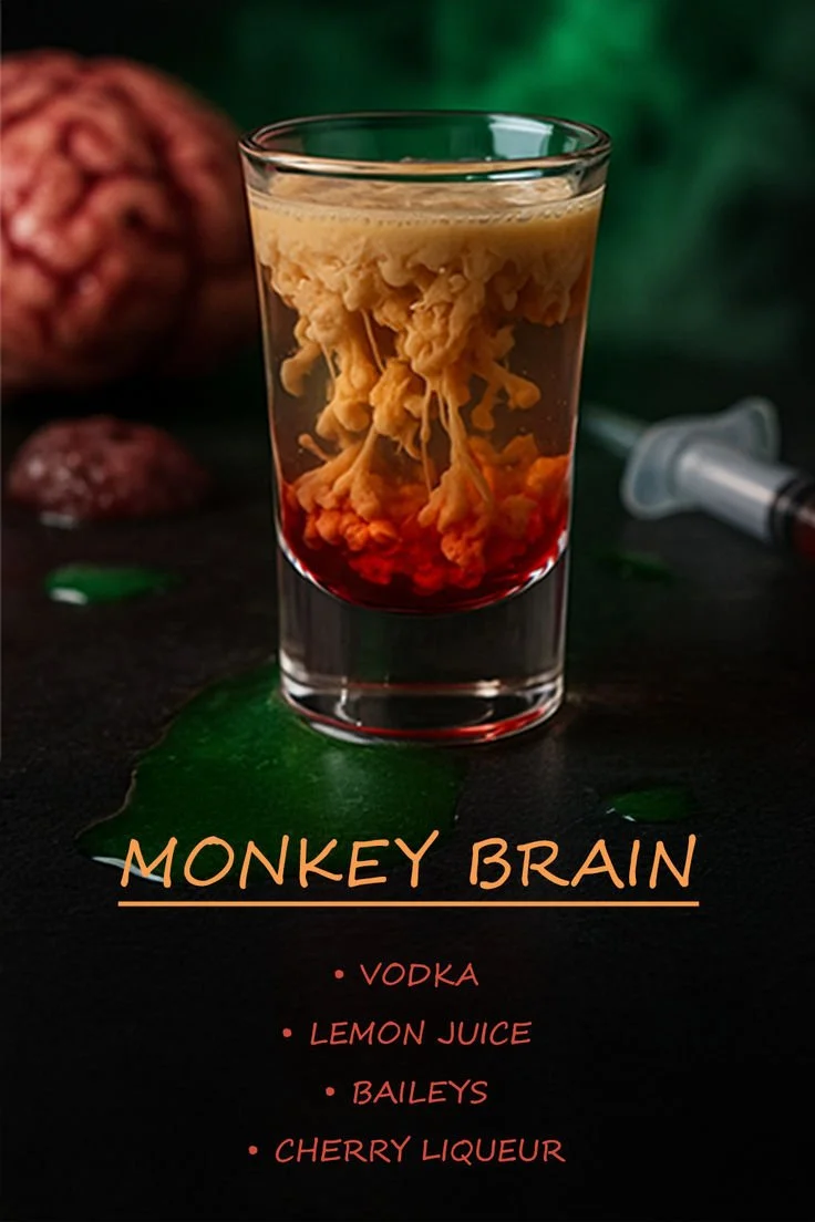 Illustration of a monkey brain highlighting its unique structure and functions.