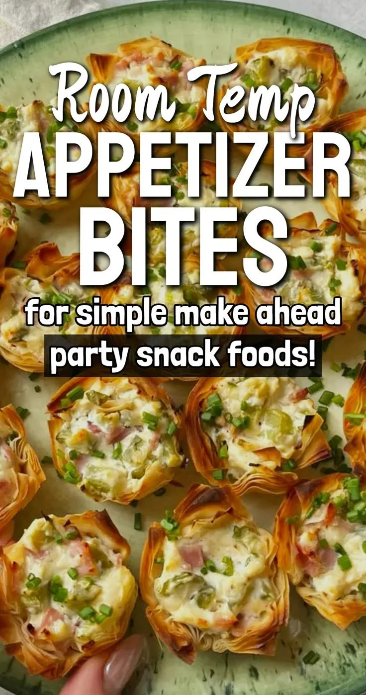 A selection of room temp appetizers arranged beautifully for a party.