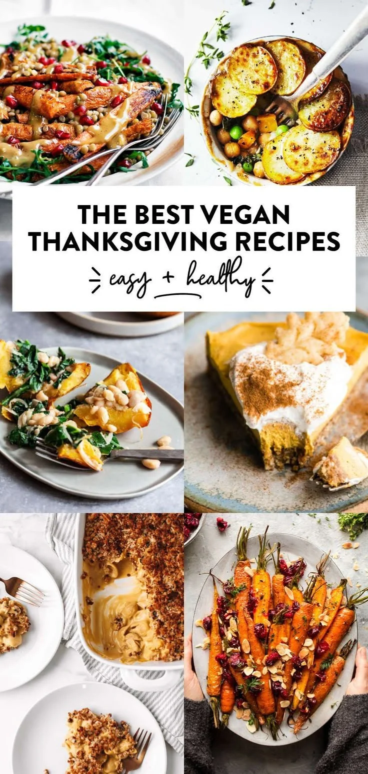 Healthy vegan Thanksgiving recipes for a delicious plant-based feast