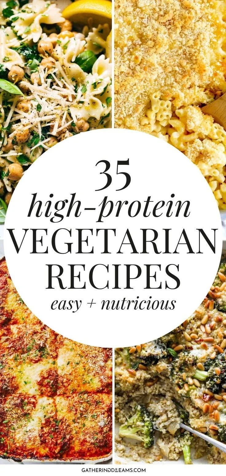 Delicious vegetarian high-protein dinner recipes for health-conscious meals.